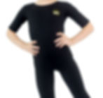 Thumbnail: BEE-Brave Black Bodysuit with legging (100-130 cm) Bodysuit only