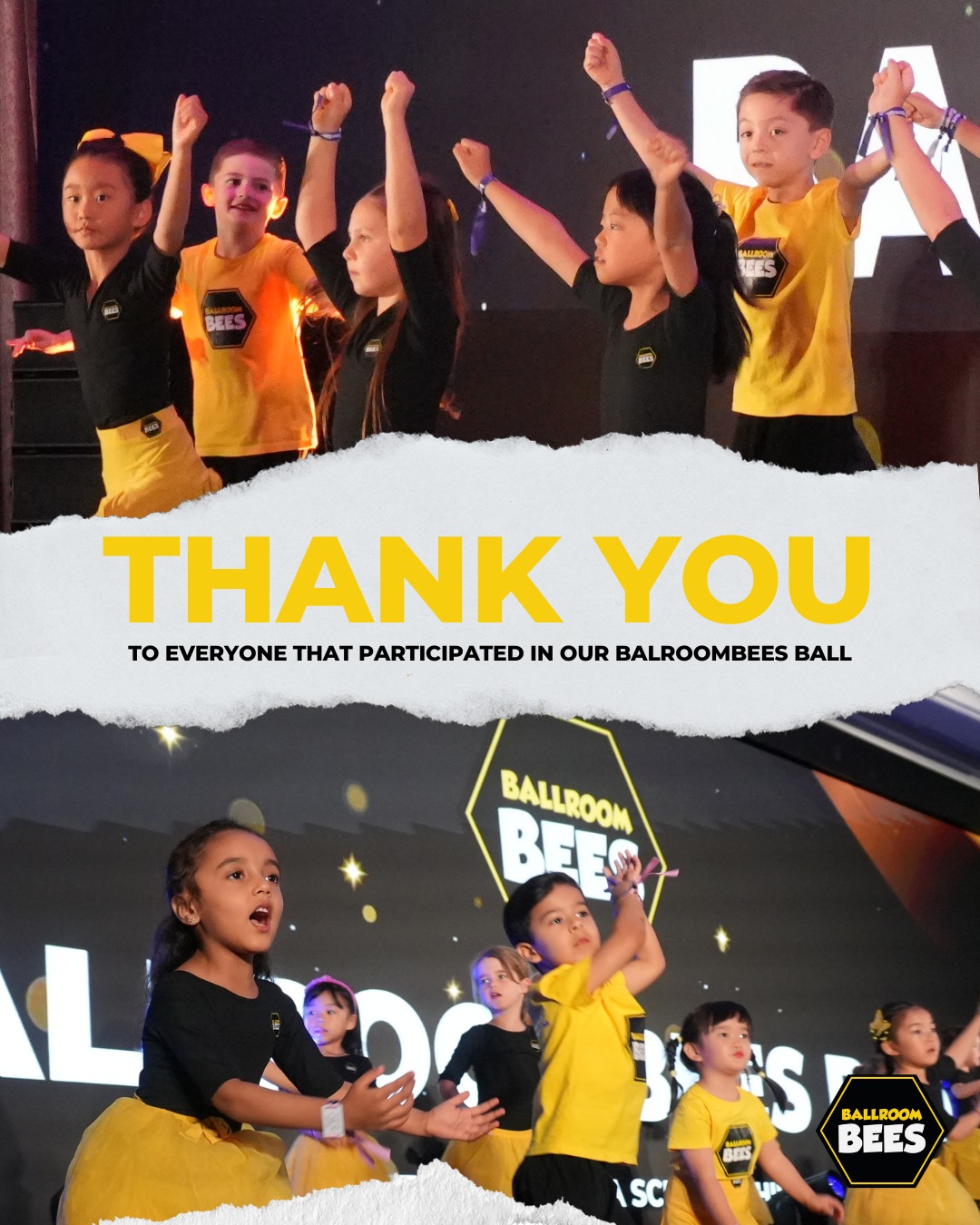 Thank you from the bottom of our hearts for making the BallroomBees Ball 2025 such a magical celebration.
Watching our students shine and dance their hearts out alongside their friends and teachers, was everything BallroomBees stands for: joy, confidence, and community. This ball is more than a show - it is a powerful reminder of what children can do when they are given the space to express themselves and be celebrated.
From the entire BallroomBees team -
Thank you to every one of you who clapped, cried, cheered, took photos, adjusted dance trousers and socks, and smoothed skirts in the hallway.
Thank you for filling the room with love, energy, and unwavering support for your little (and not-so-little!) dancers. Your children were brave, joyful, and had the best time on stage, and that is only possible because they feel encouraged and truly believed in at home.
Thank you for trusting us with your children, for being part of their BallroomBees journey, and for helping us grow this beautiful dance family together.
Stay tuned for MANY more pictures and videos coming soon!!!
#BallroomBees #BallroomBeesBall #BBB25