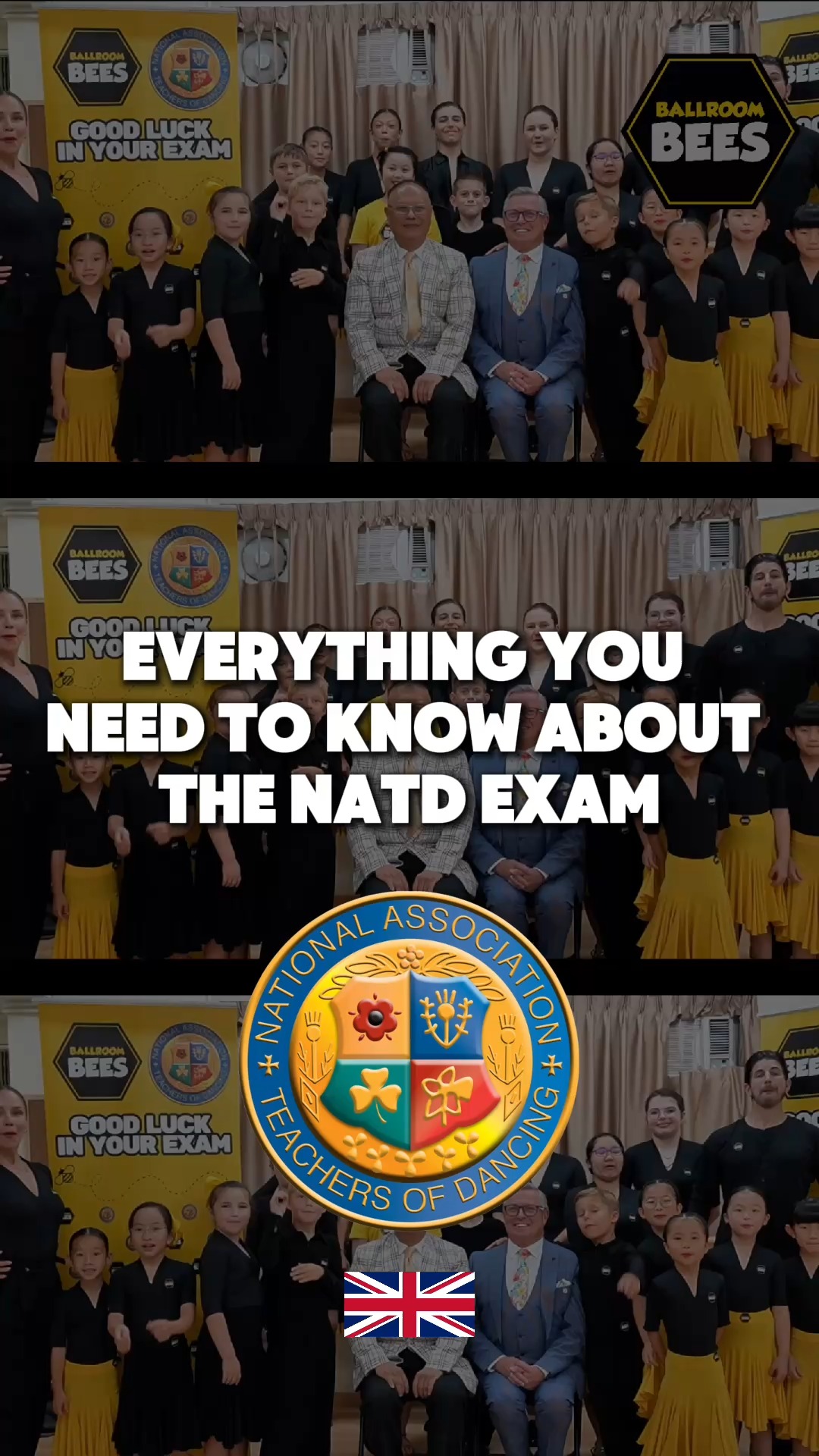 ✨ EVERYTHING YOU NEED TO KNOW ABOUT THE NATD EXAM ✨

📅 April 19, 2026
📝 Registration NOW OPEN
⏰ Registration deadline: January 30

🎶 All dances are taught during the semester
🎥 Exam training videos provided for at-home practice
🤝 A BallroomBees teacher will dance with each student in the exam
📝 Registration is done directly through BallroomBees

📲 MORE INFO | LINK IN BIO:
www.ballroombees.com/exam
exam@ballroombees.com

#BallroomBees #exam #danceexam #NATD #kids #kidsdancing