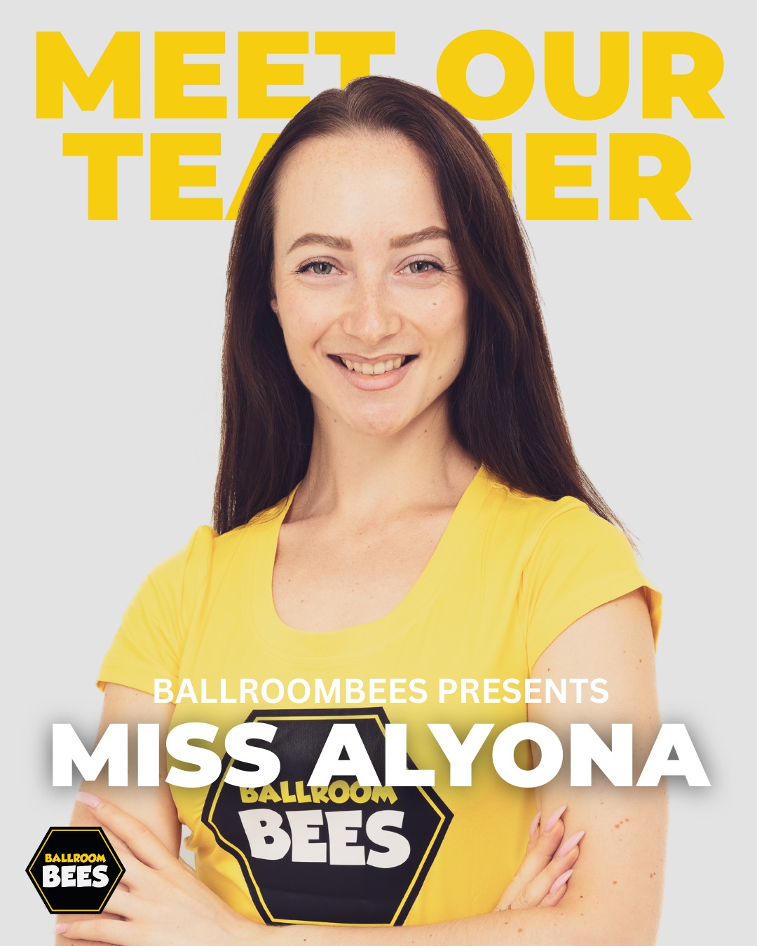 Say hello to our new teacher, Miss Alyona! 💃
A ballroom & Latin expert with 20+ years of experience and a love for helping kids shine through dance. Welcome to the hive! 🐝✨
#BallroomBees #Kids #dance #teacher
