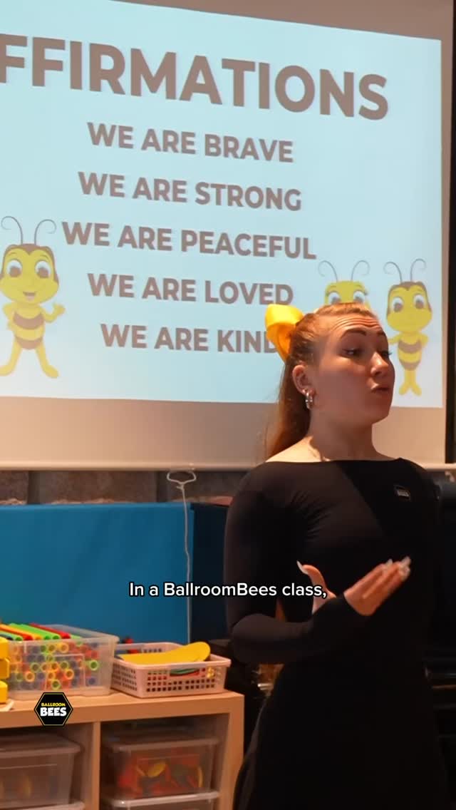 🐝✨ Miss Natasha sharing the BallroomBees Affirmation with our students - reminding them of who they are, both on and off the dance floor.
💛 We are brave.
💛 We are strong.
💛 We are peaceful.
💛 We are loved.
💛 We are kind.
These words help our students build confidence, self-belief, and respect for themselves and others - one step, one smile, and one affirmation at a time.
At BallroomBees, we’re proud to help our dancers bee-lieve in themselves 🐝✨
#BallroomBees #BeeLieveInYourself #PositiveAffirmations #ConfidentKids #DanceClass #KindnessAndConfidence #KidsDance